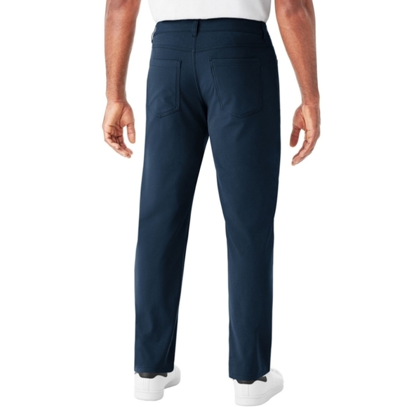 Member's Mark Men's Slim Fit Benton Performance Pant. Color: Dark Navy. Size 36x - Picture 2 of 7
